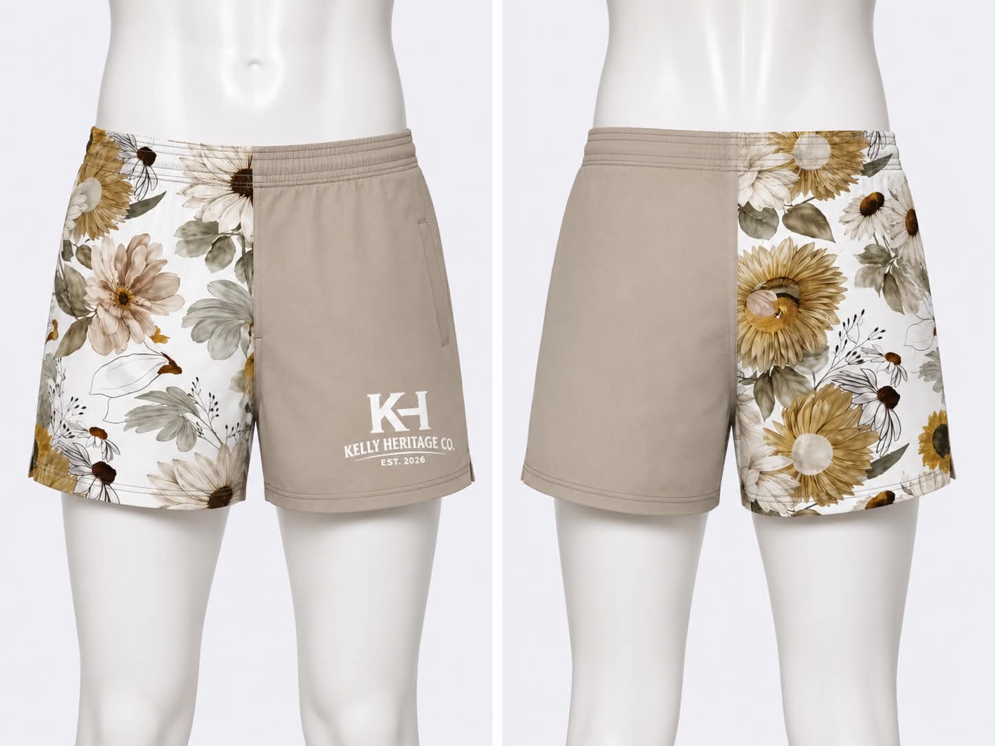 Footy shorts : Wild Blossom