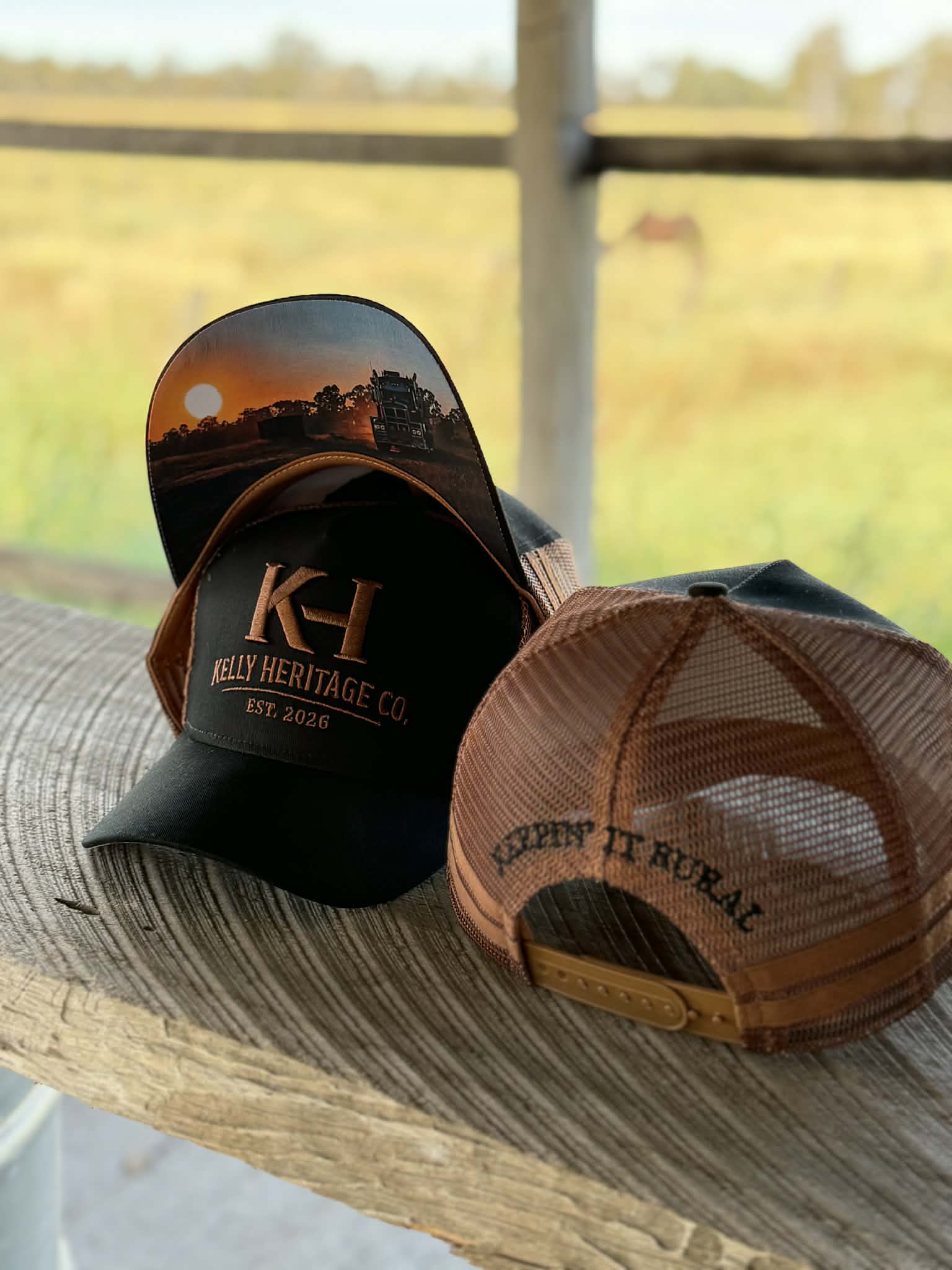 Trucker Cap : Sundown Hauler