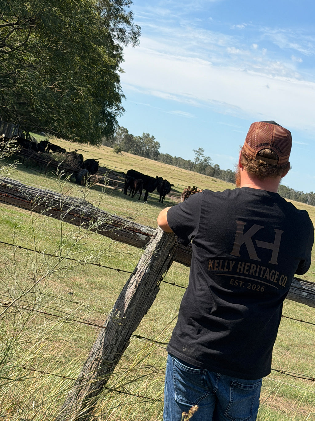 Kelly Heritage Co Signature Tee - Black