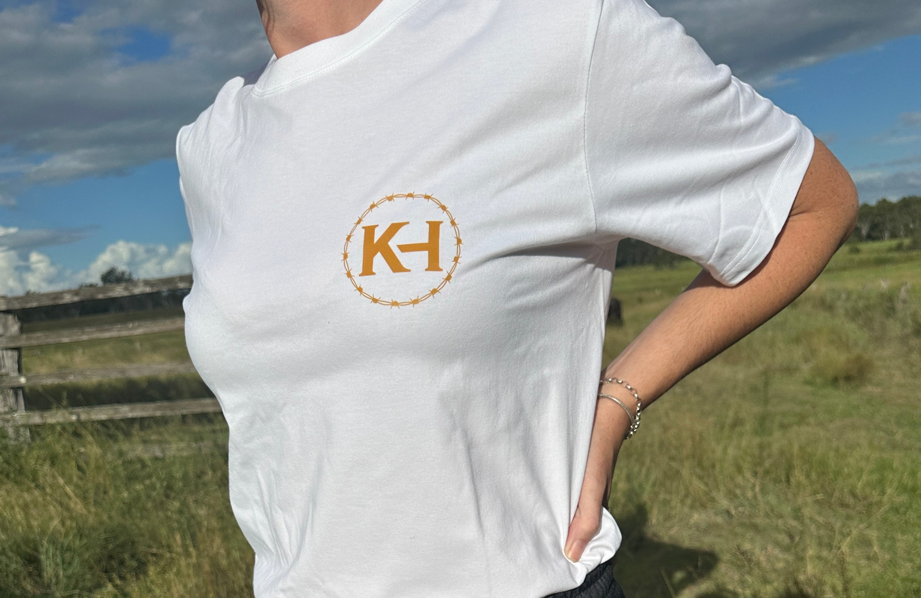 Kelly Heritage Co Signature Tee - White